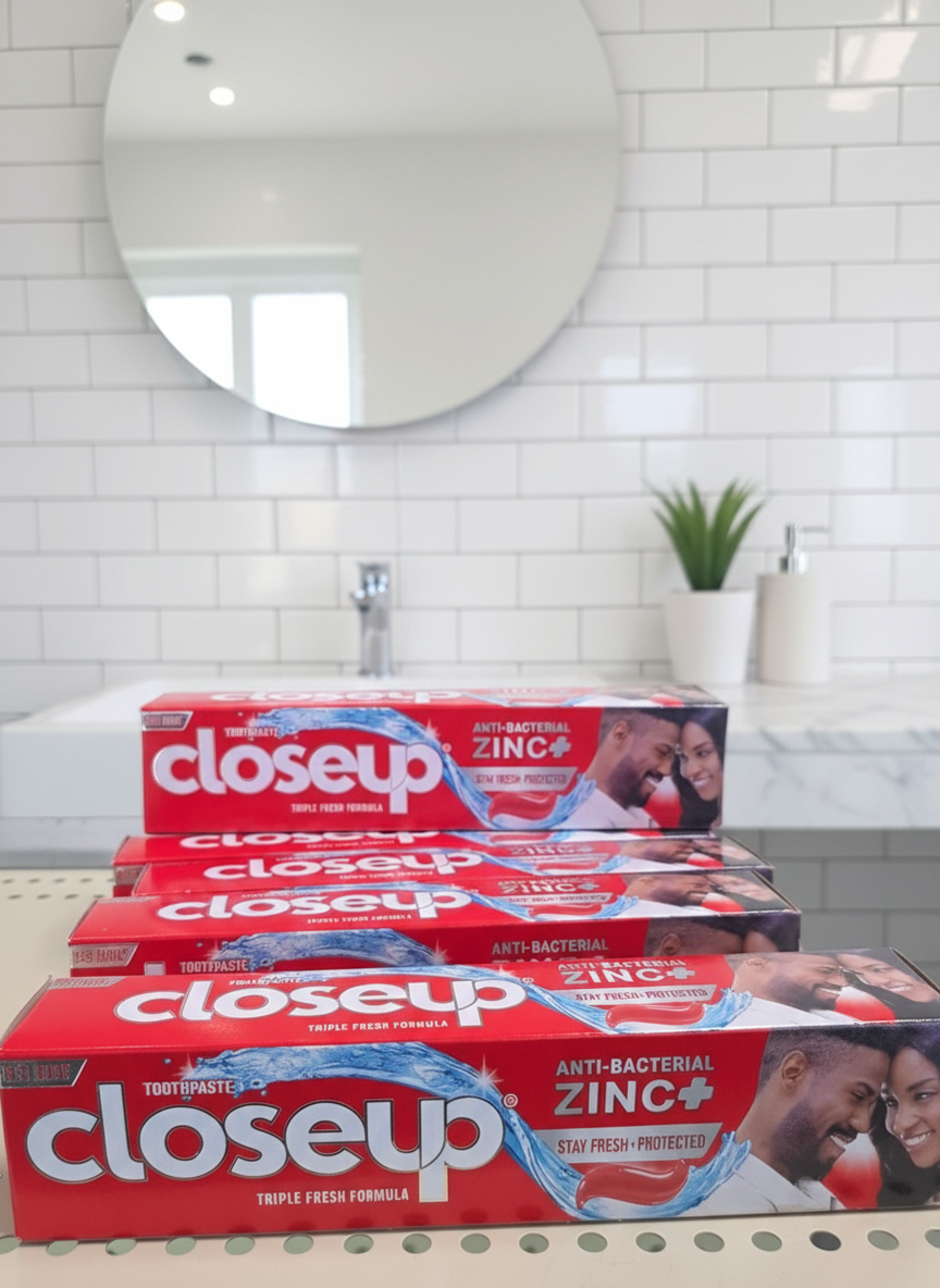Closeup Toothpaste