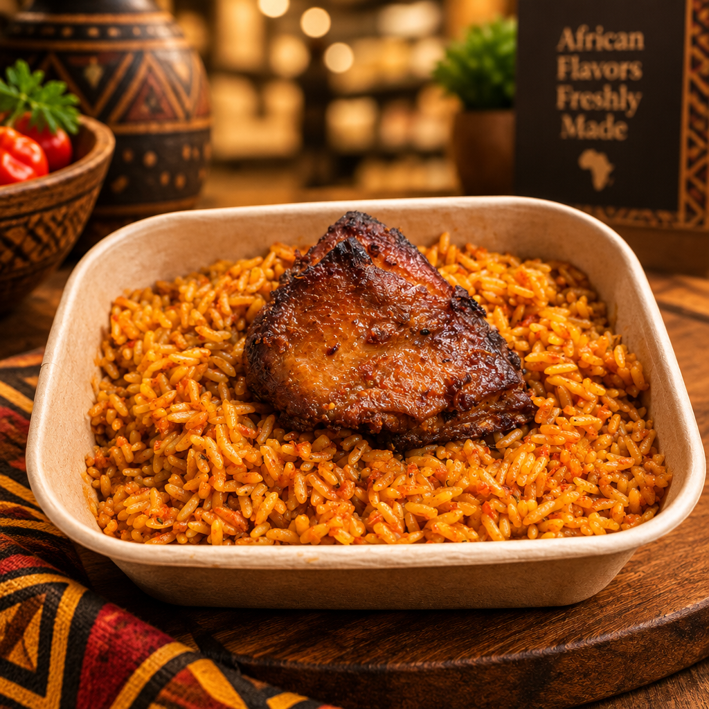 Smoky Jollof Rice