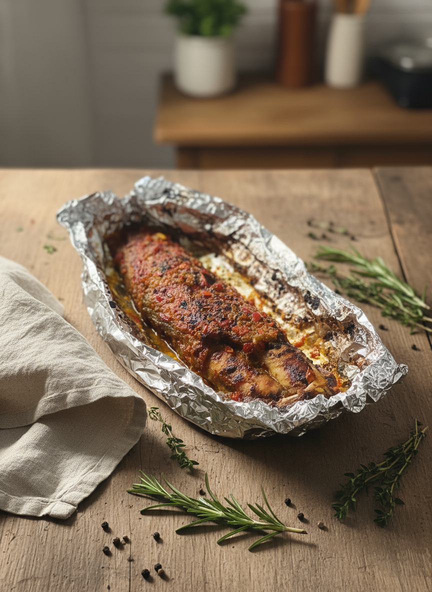 Grilled Catfish with Fries