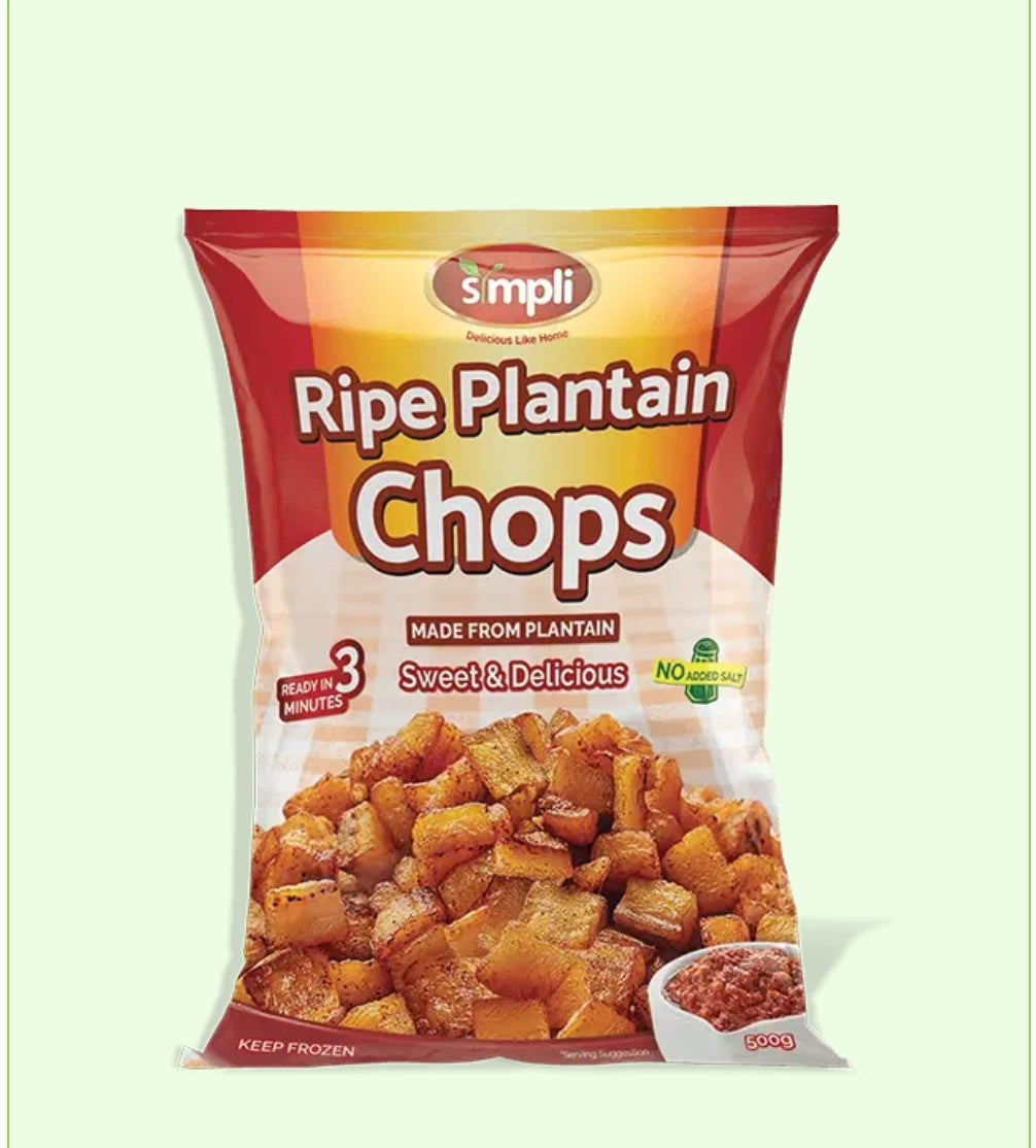 Sympli Ripe Plantain Chops (Ready to Fry)