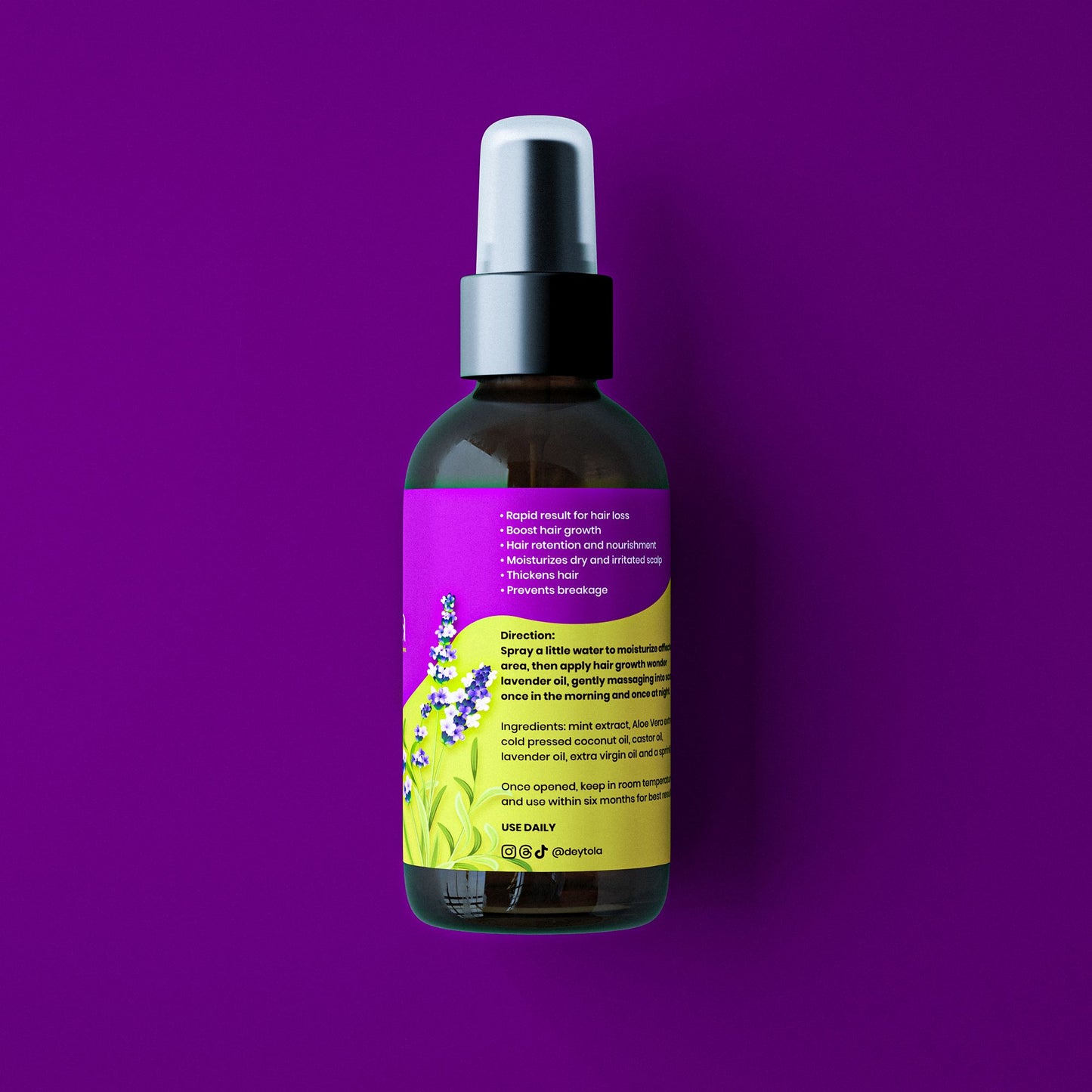Deytola Wonder Growth Hair Oil