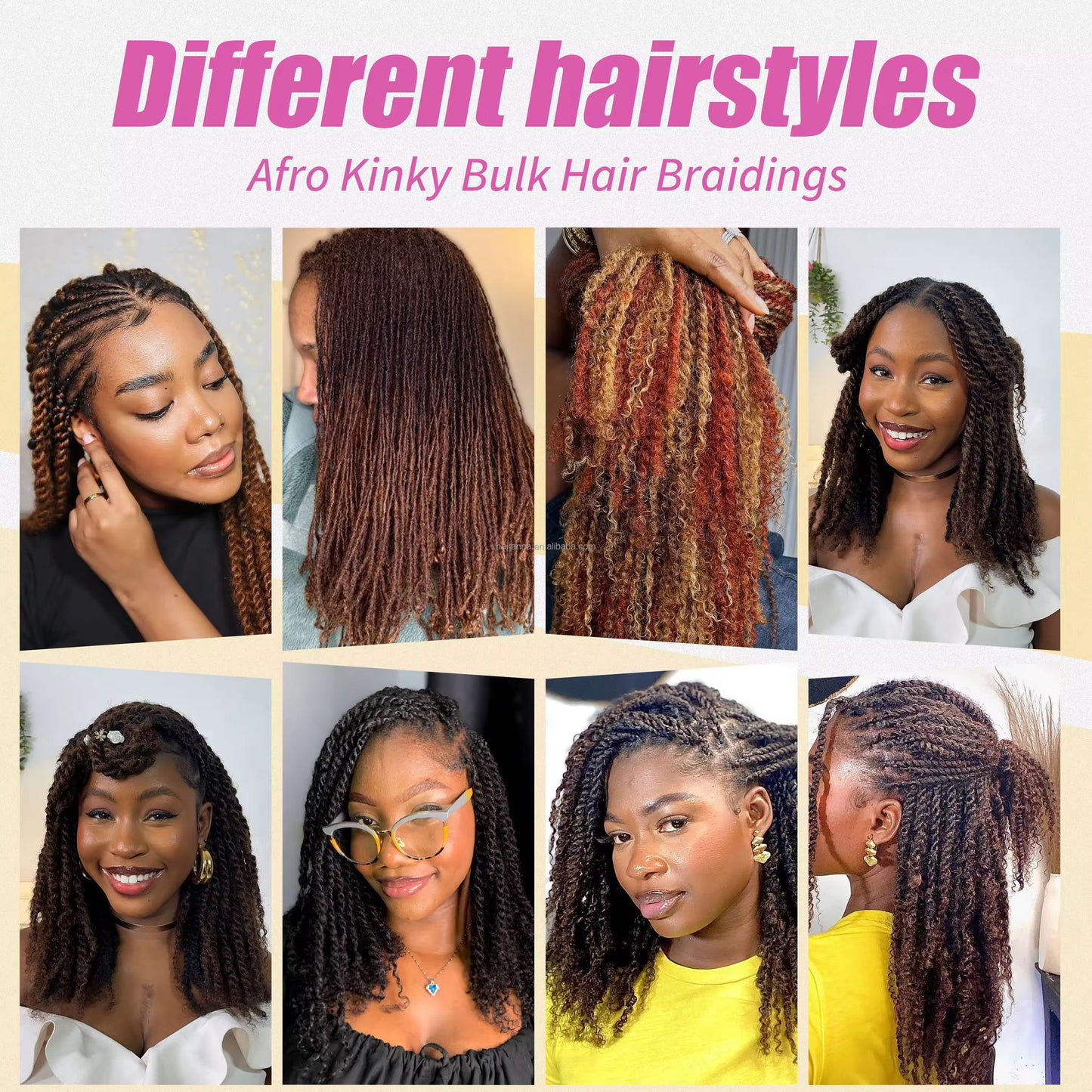 Qvr Afro Kinky Bulk Hair