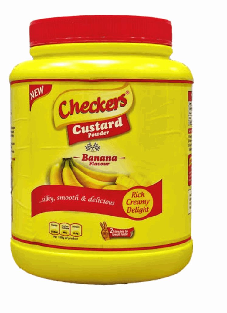 Checkers Custard (Banana)