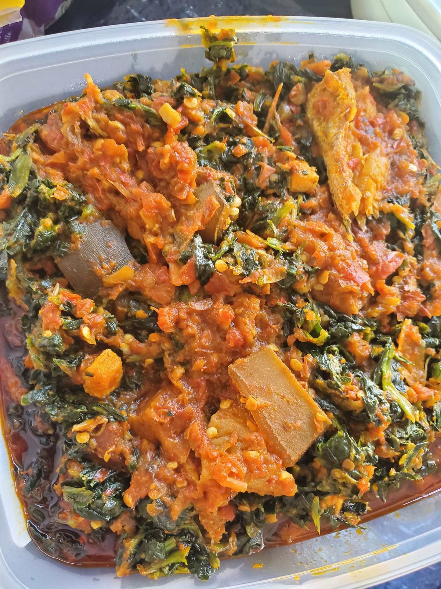 Efo Riro (Spinach) Soup