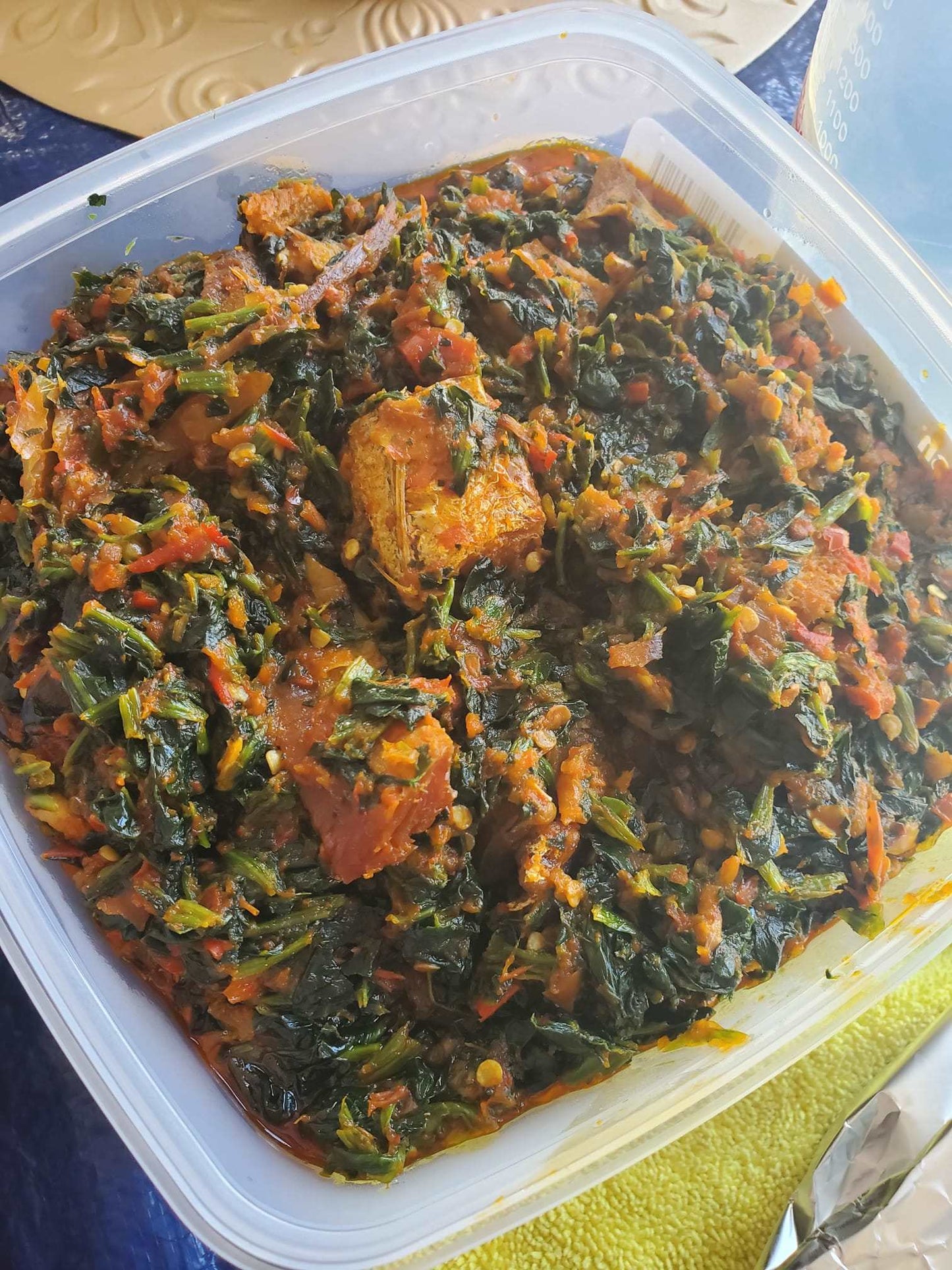 Efo Riro (Spinach)  Soup