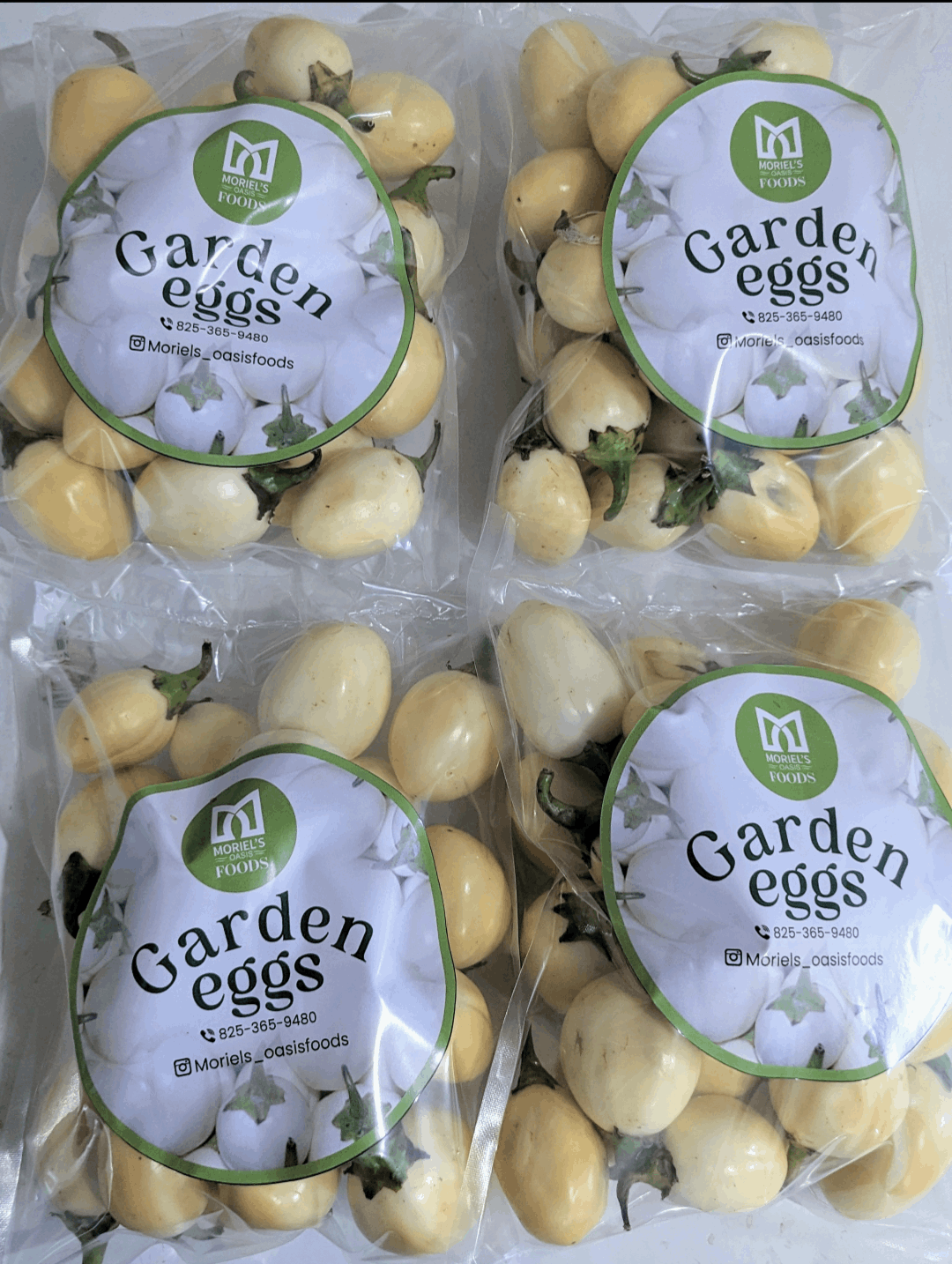 Moriels Oasis Foods Garden Eggs