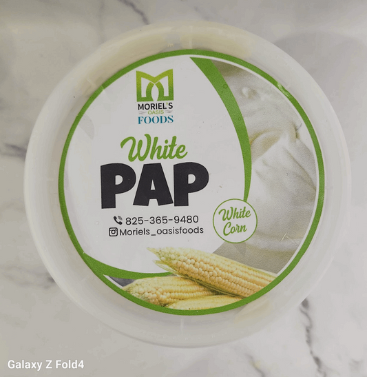 Moriels Oasis Foods White Pap