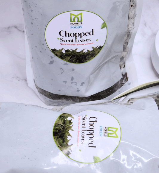 Moriels Oasis Foods Frozen Chopped Scent Leaves