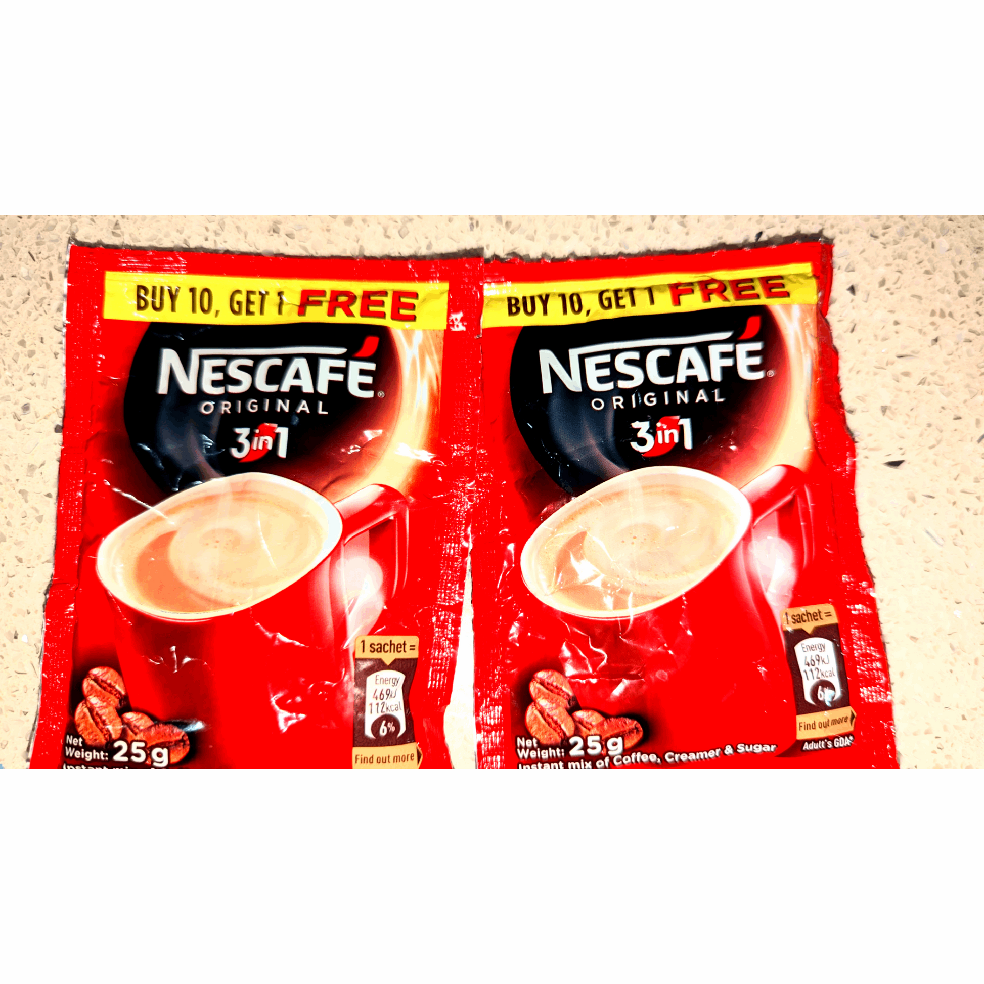 NESCAFE SATCHET (3-in-1) - PACK OF 10