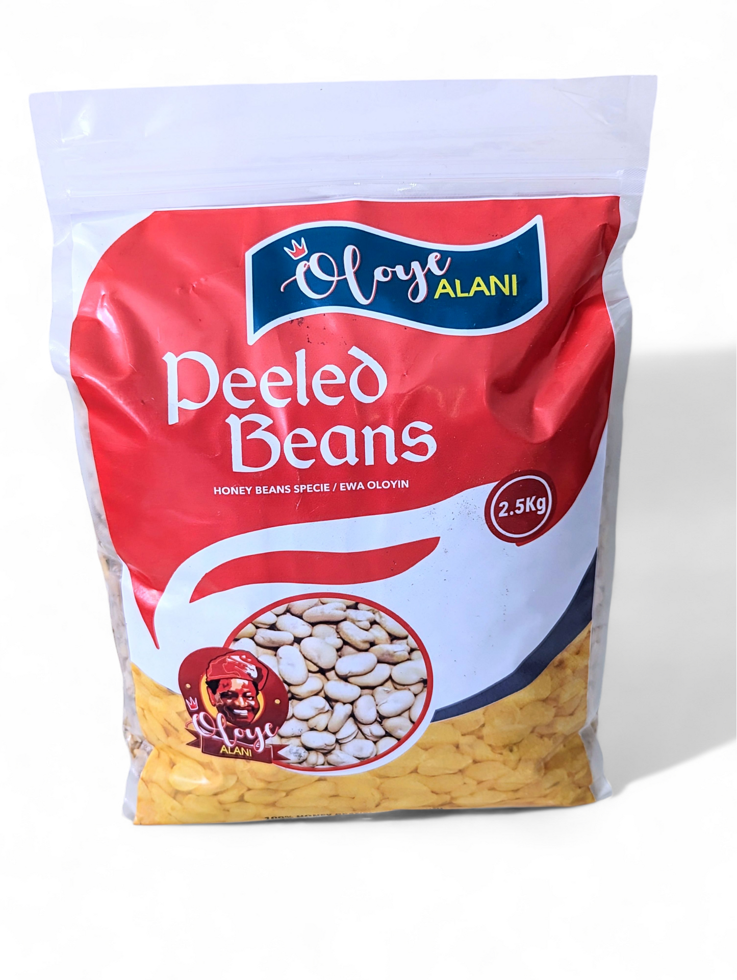 Oloye Alani peeled beans