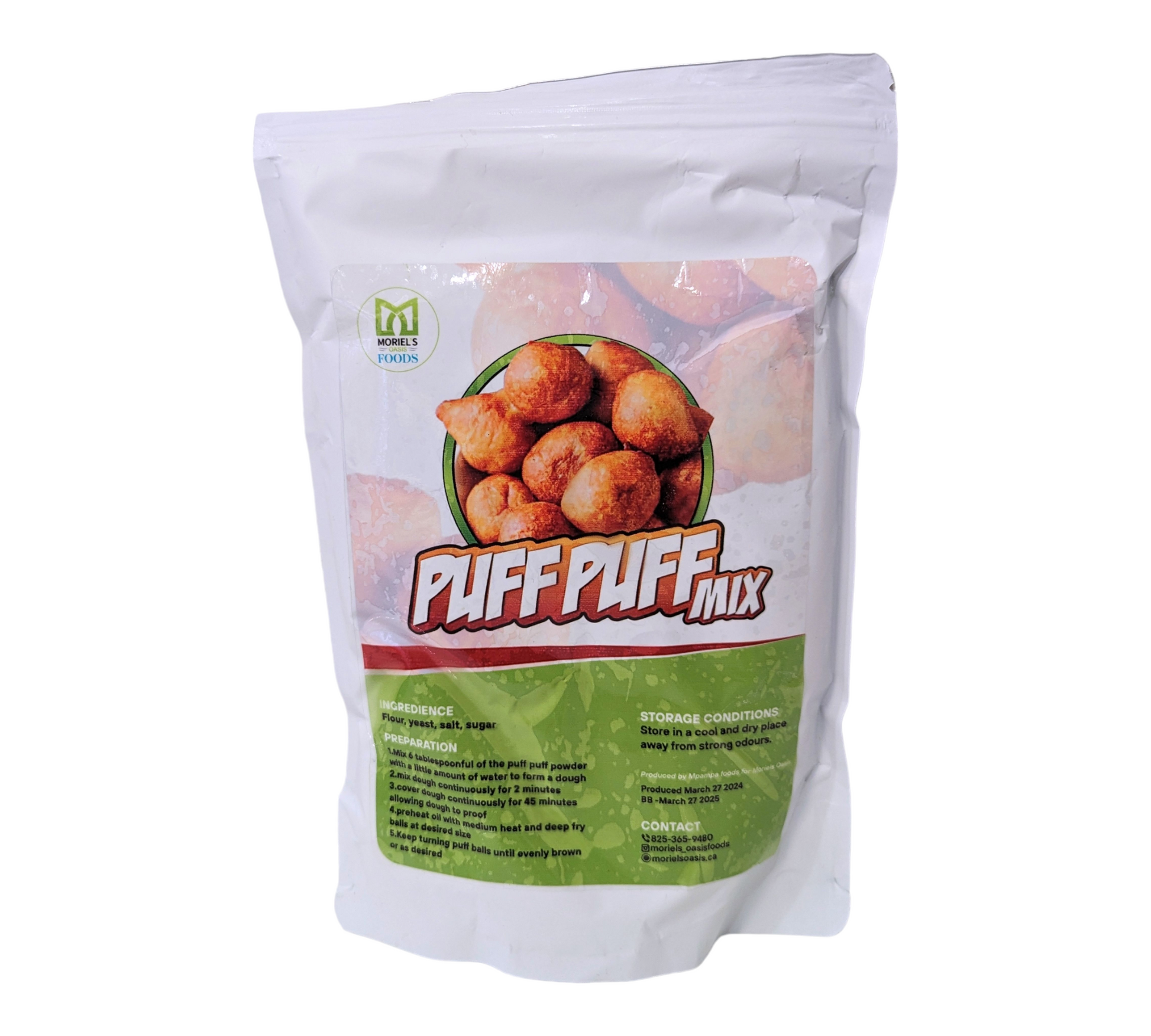 Puff Puff Mix Moriels Oasis Foods