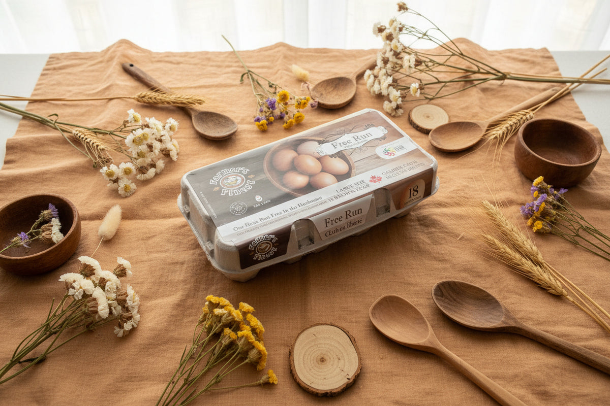 Farm Fresh Brown Eggs