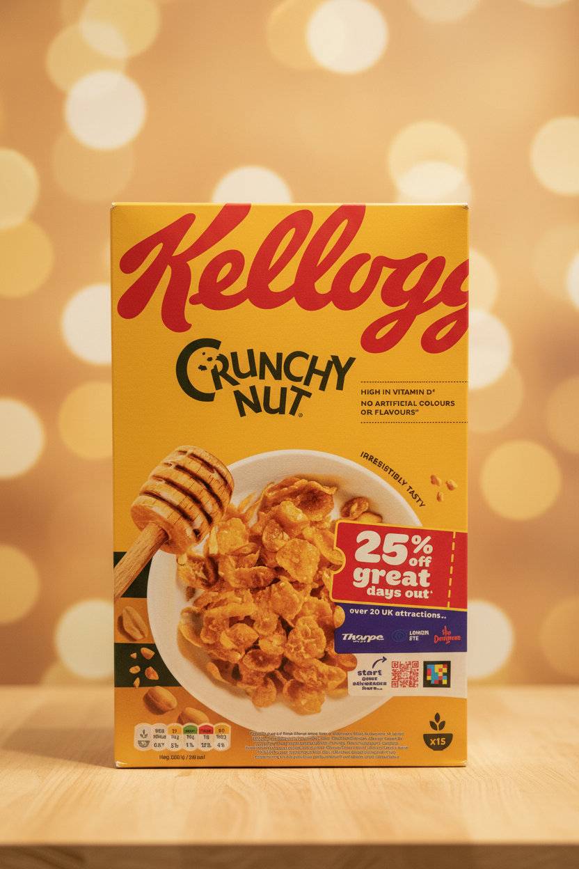 Kellogg Crunchy Nut Cereal