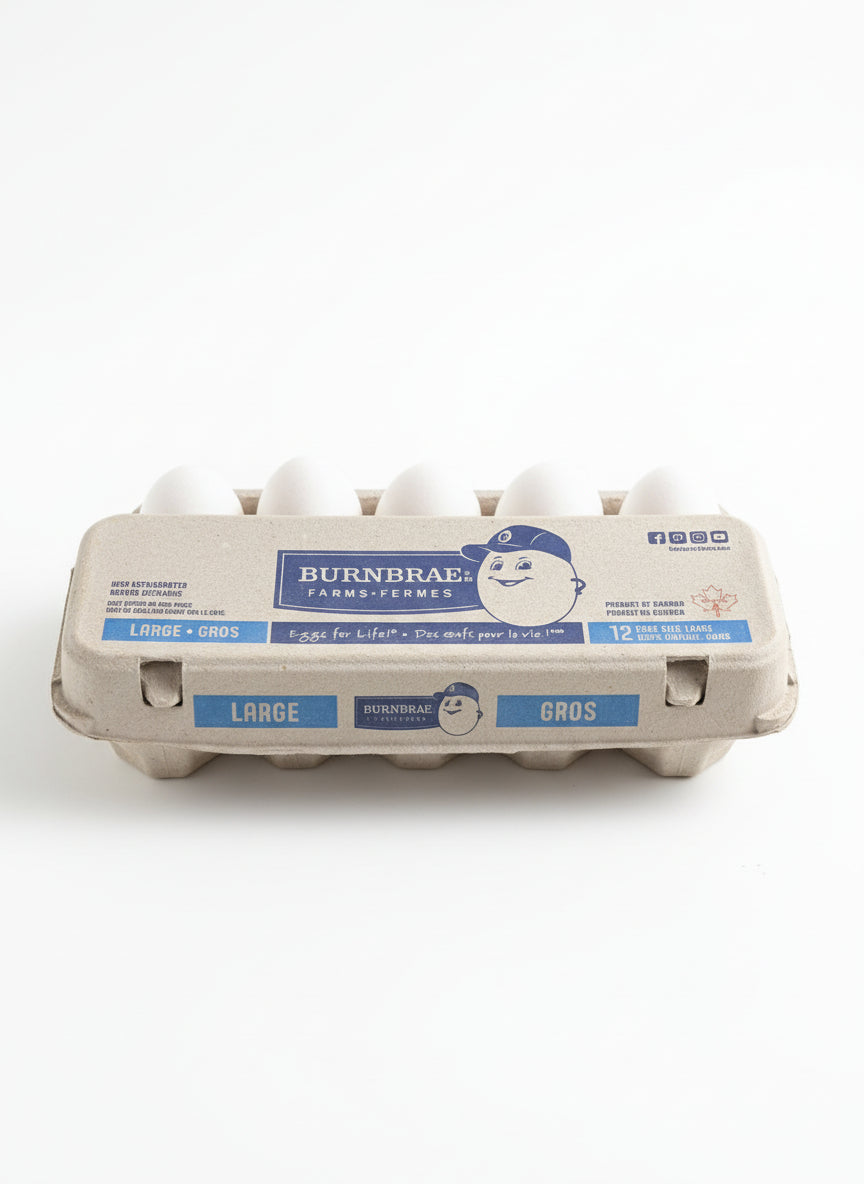 Box of Burnbras pet food on a dark surface with papers underneath