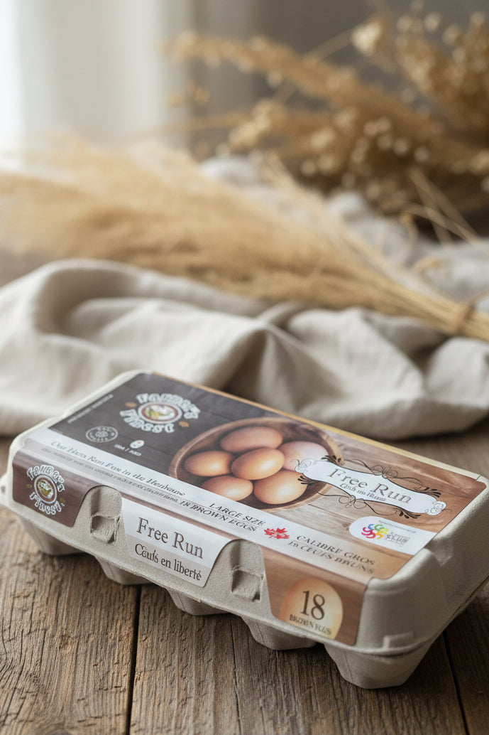 Farm Fresh Brown Eggs