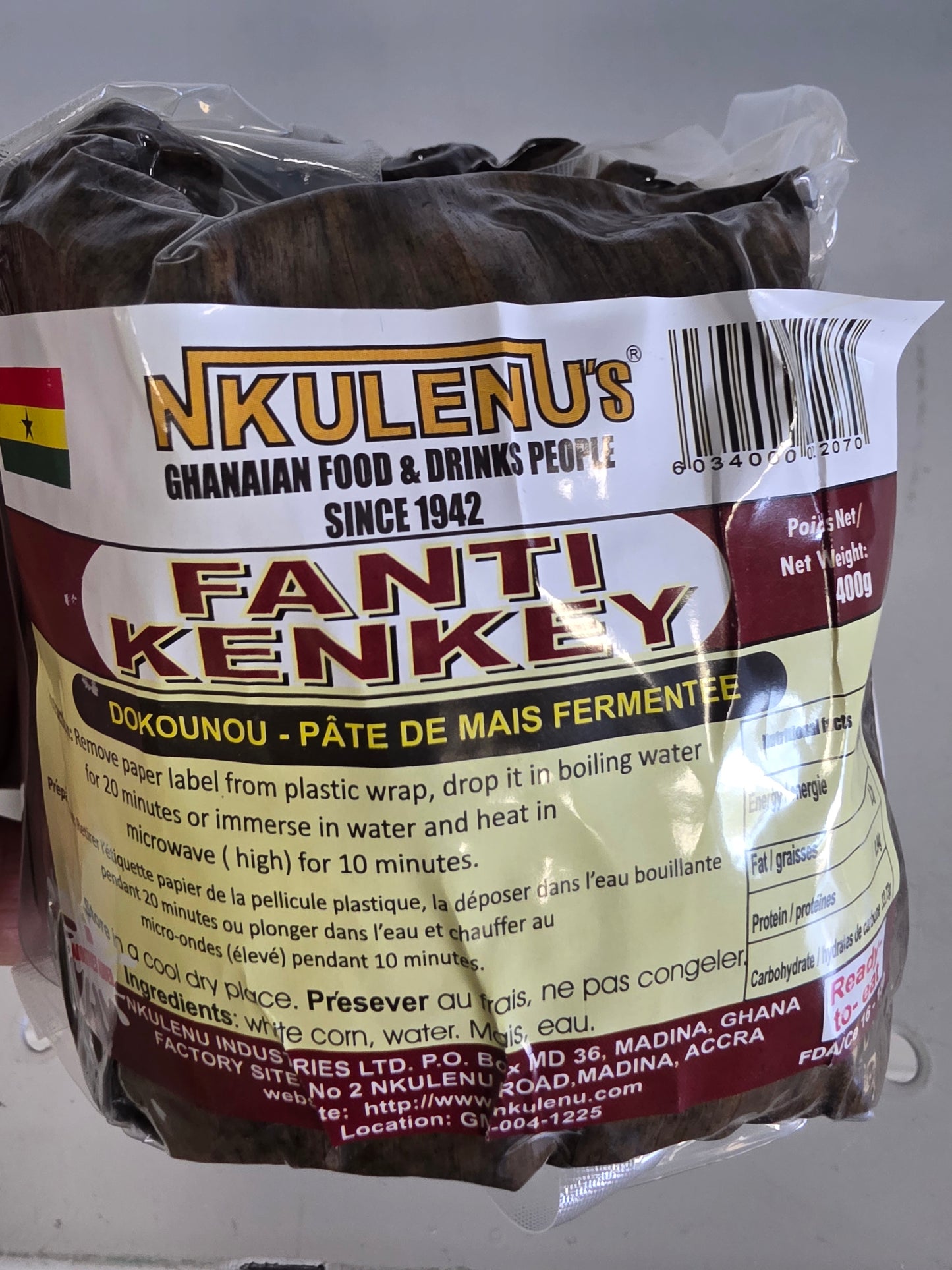 Nkulenu Kenkey