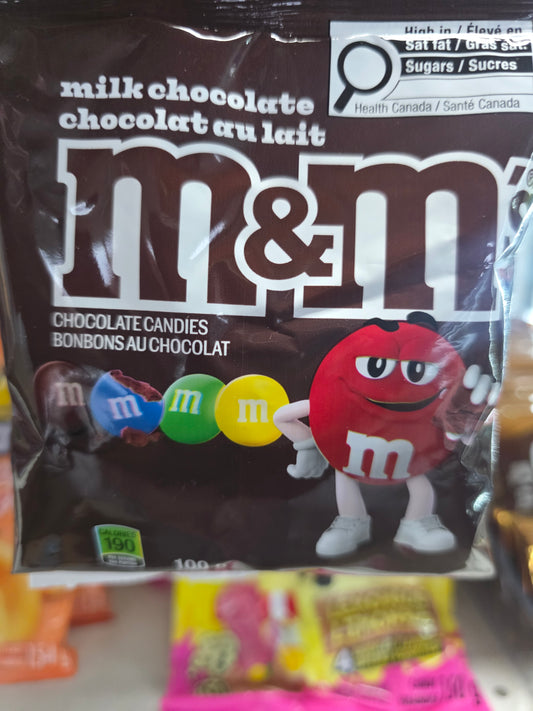 M&M Chocolate Candy