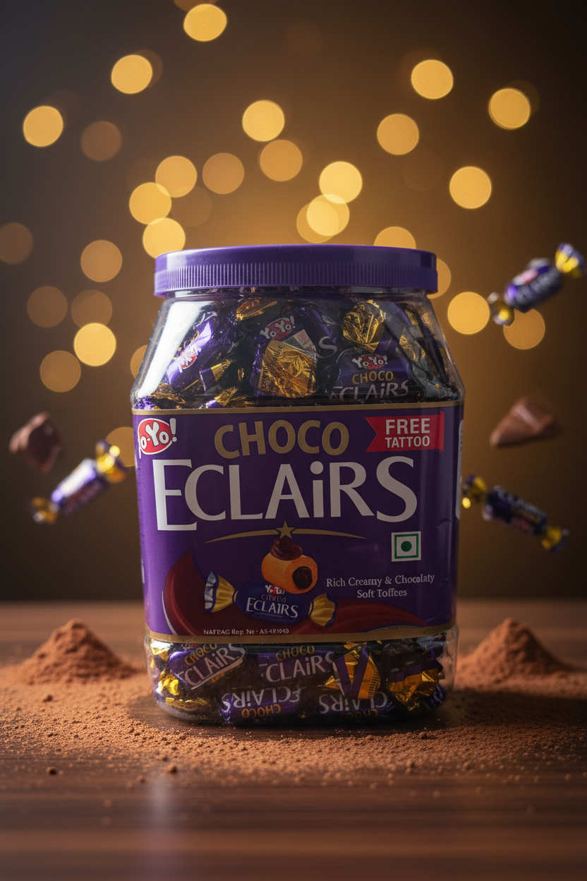 Yoyo Chocolate Eclairs